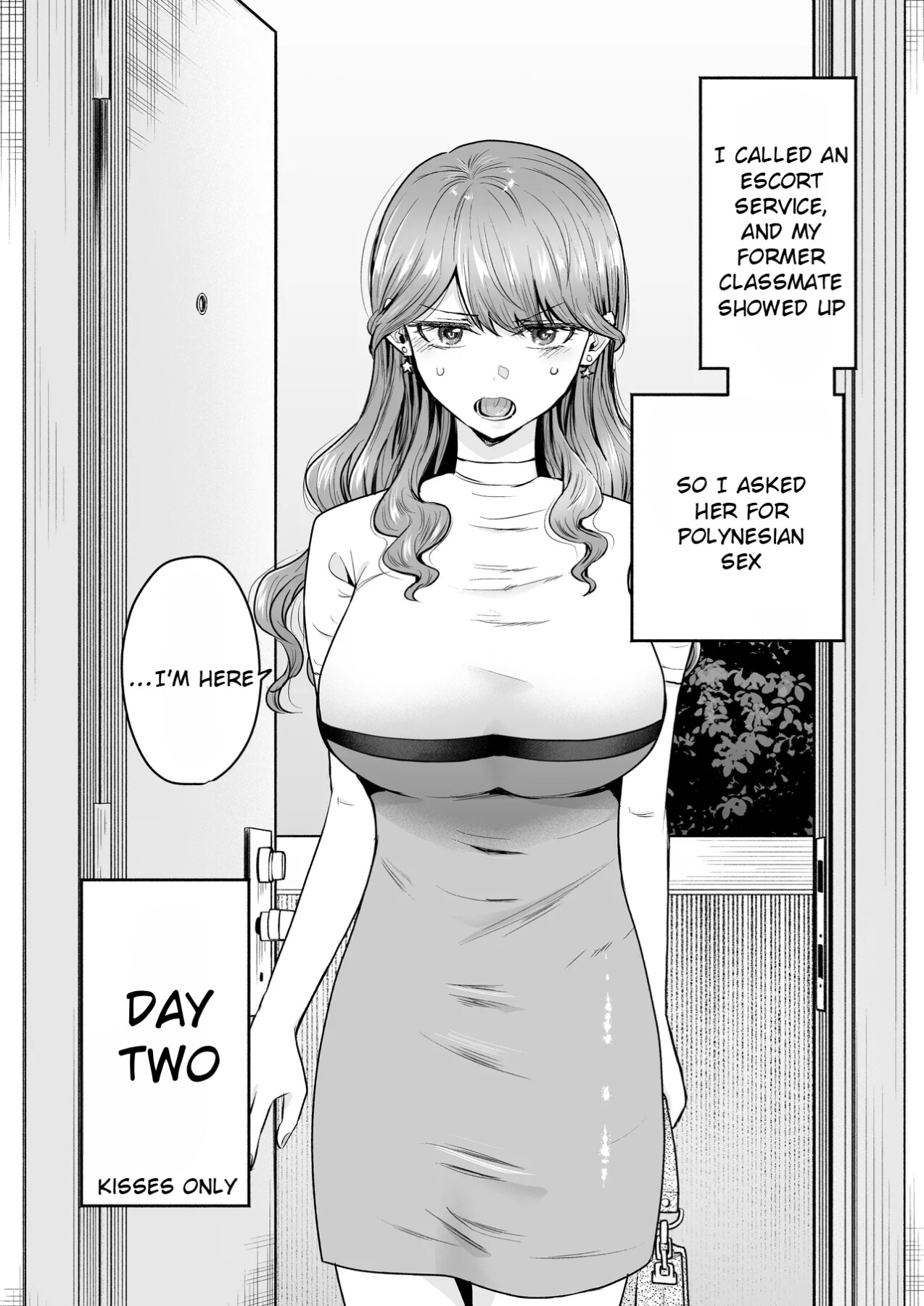 Hentai Manga Comic-I Called an Escort Service, and My Old Classmate Showed Up - Day 6 of Polynesian Sex-Read-3